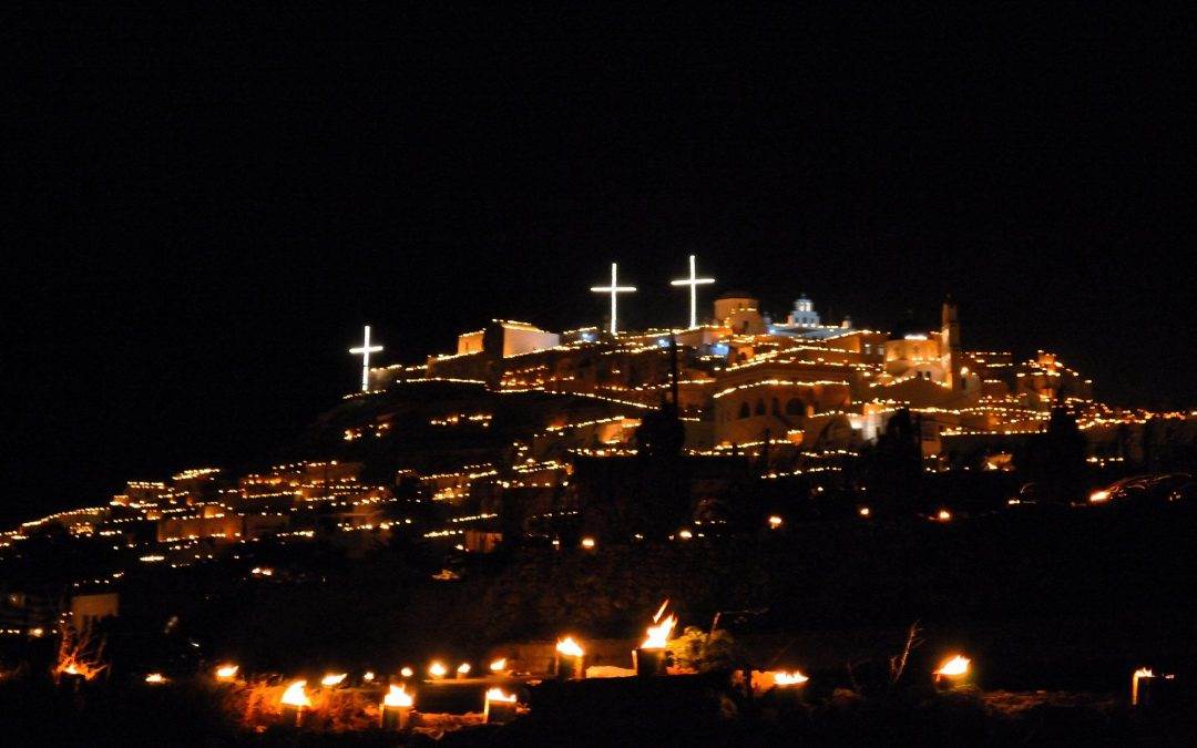 Greek Orthodox Easter in Santorini