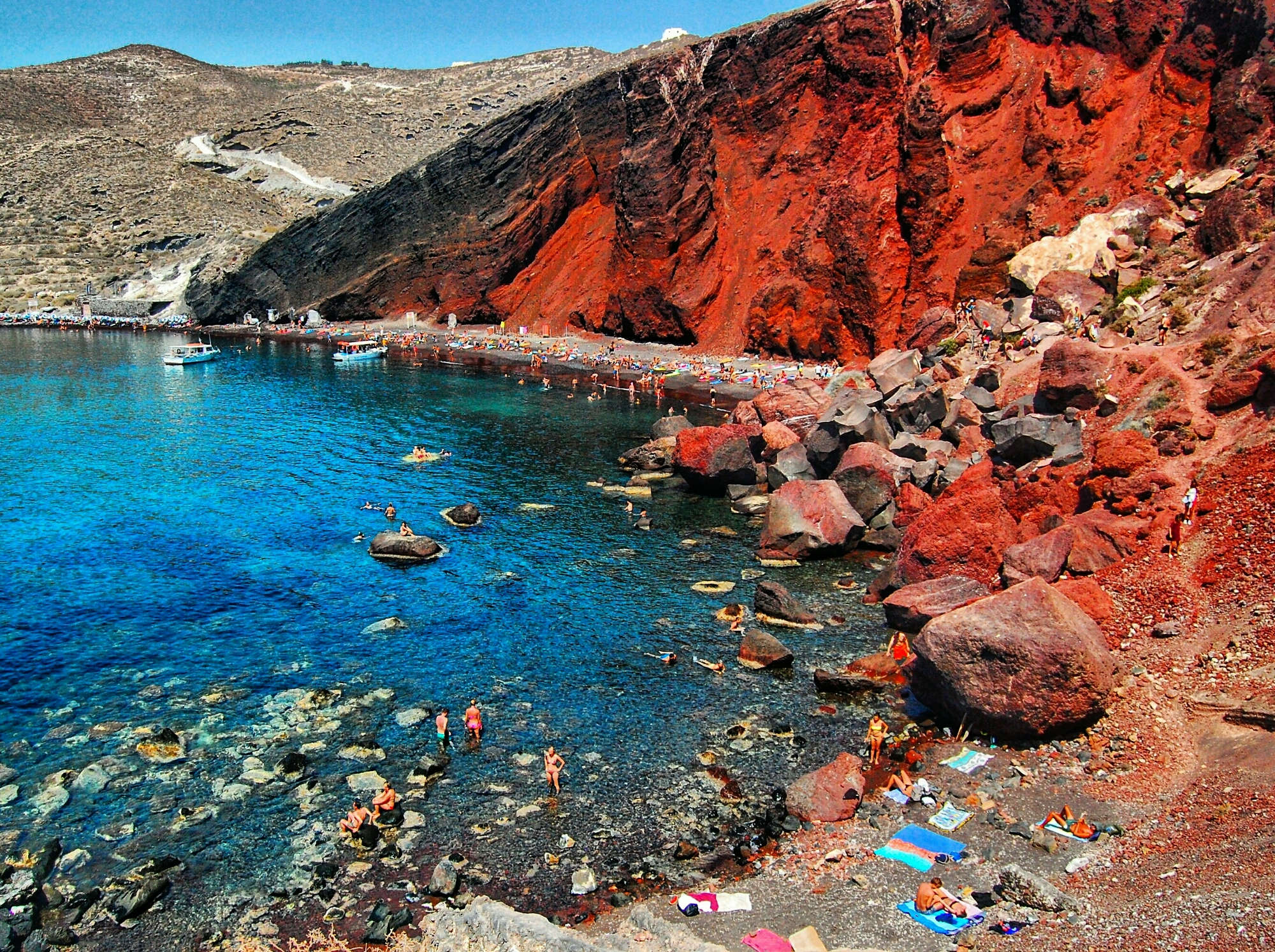 Santorini Red Beach