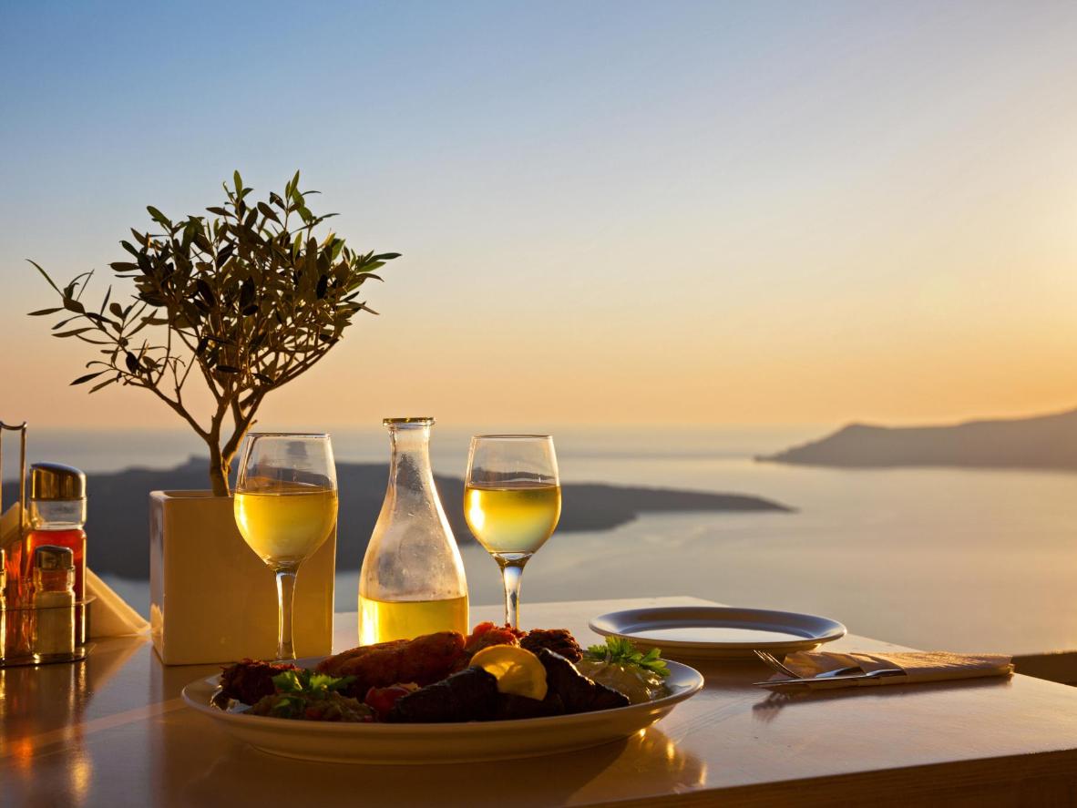 Santorini Birthday Party Accommodations